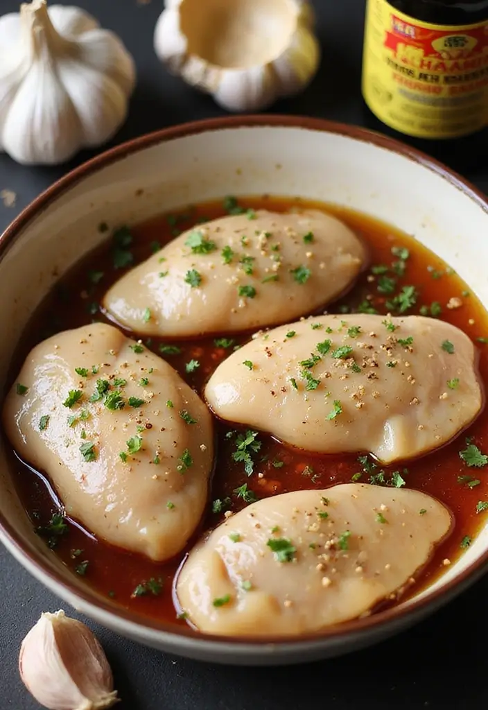 29 Best Chicken Marinade for the Grill Recipes Ever Made - 10. Garlic Soy Marinade