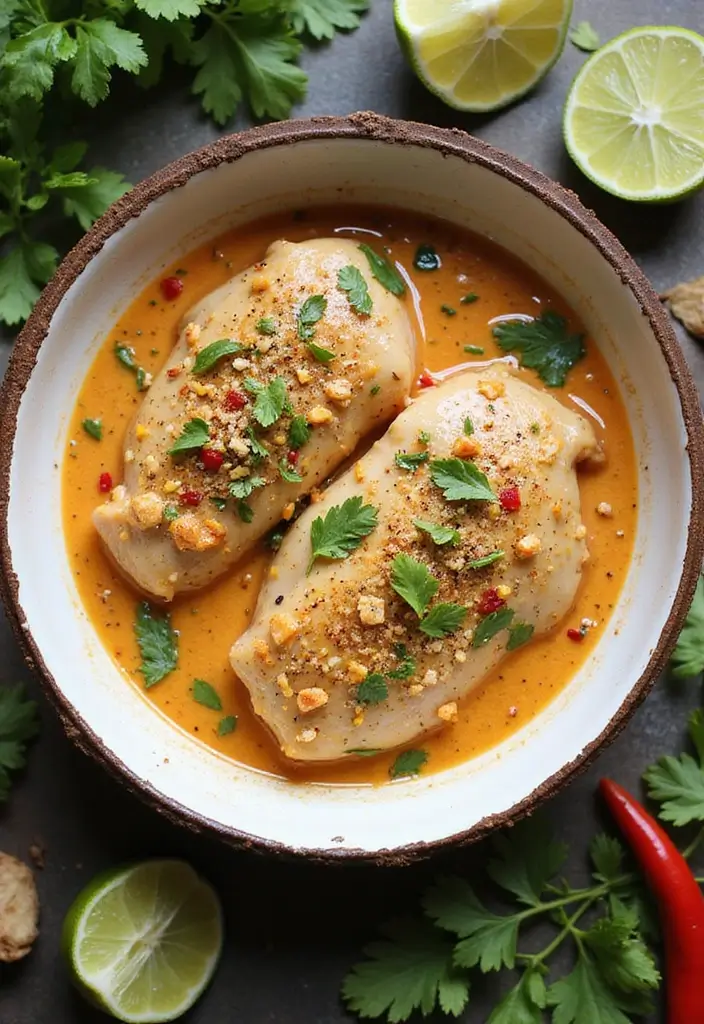 29 Best Chicken Marinade for the Grill Recipes Ever Made - 14. Thai Coconut Marinade