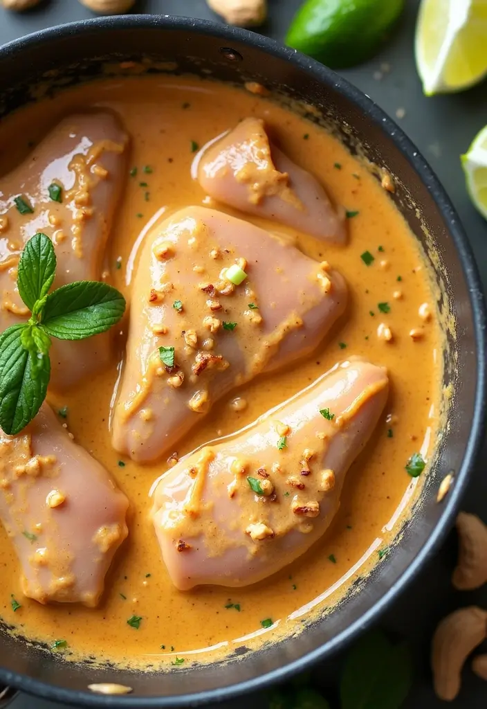 29 Best Chicken Marinade for the Grill Recipes Ever Made - 20. Peanut Satay Marinade