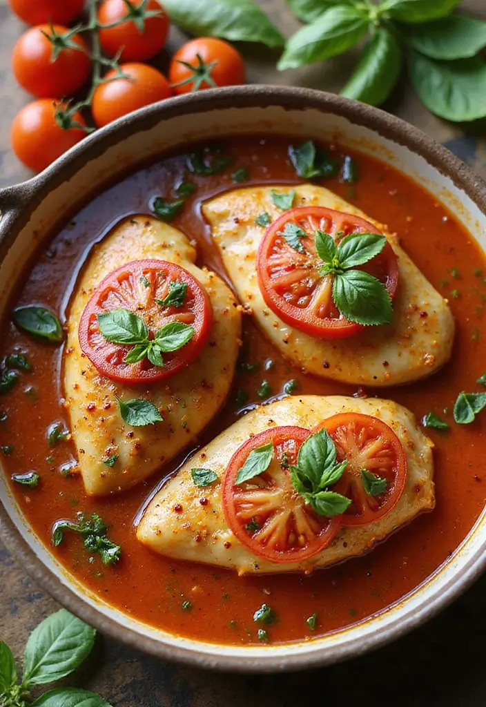 29 Best Chicken Marinade for the Grill Recipes Ever Made - 21. Tomato Basil Marinade