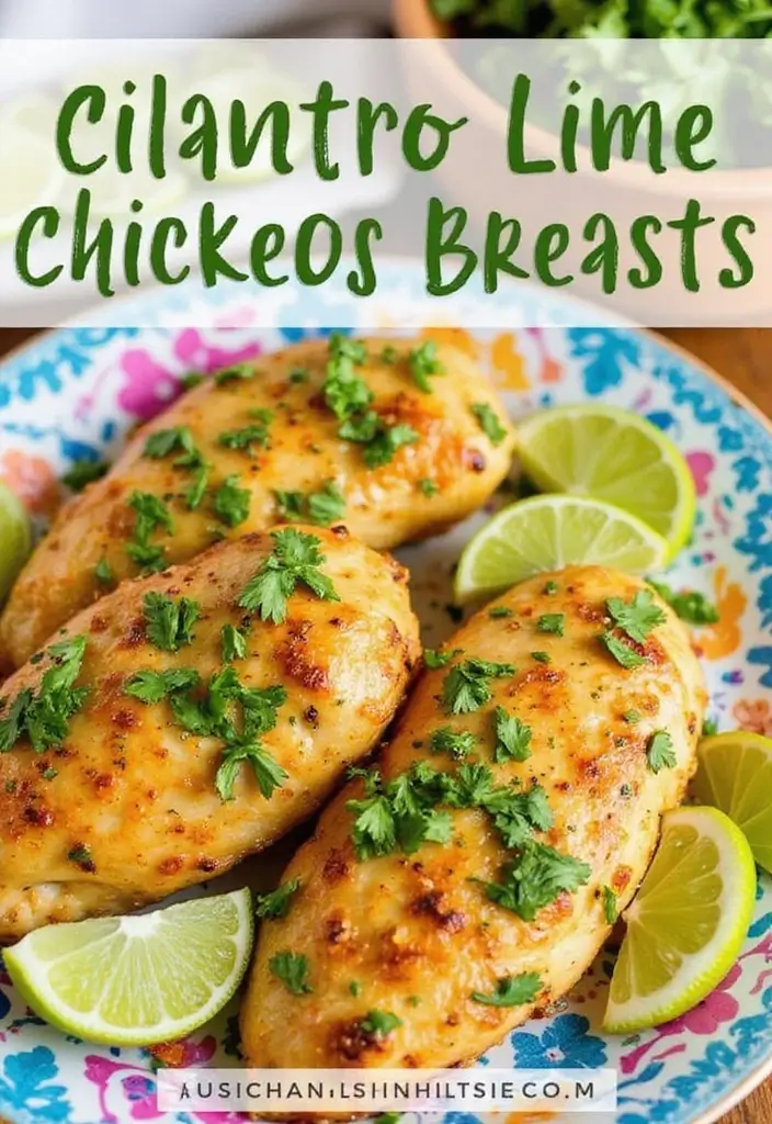 29 Chicken Dinner Recipes for Family That Everyone Will Love - 10. Cilantro Lime Chicken