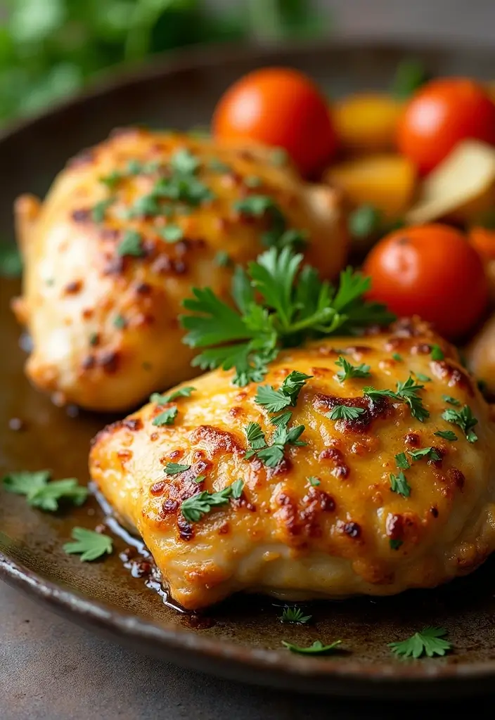 29 Chicken Dinner Recipes for Family That Everyone Will Love - 15. Garlic Butter Chicken Thighs