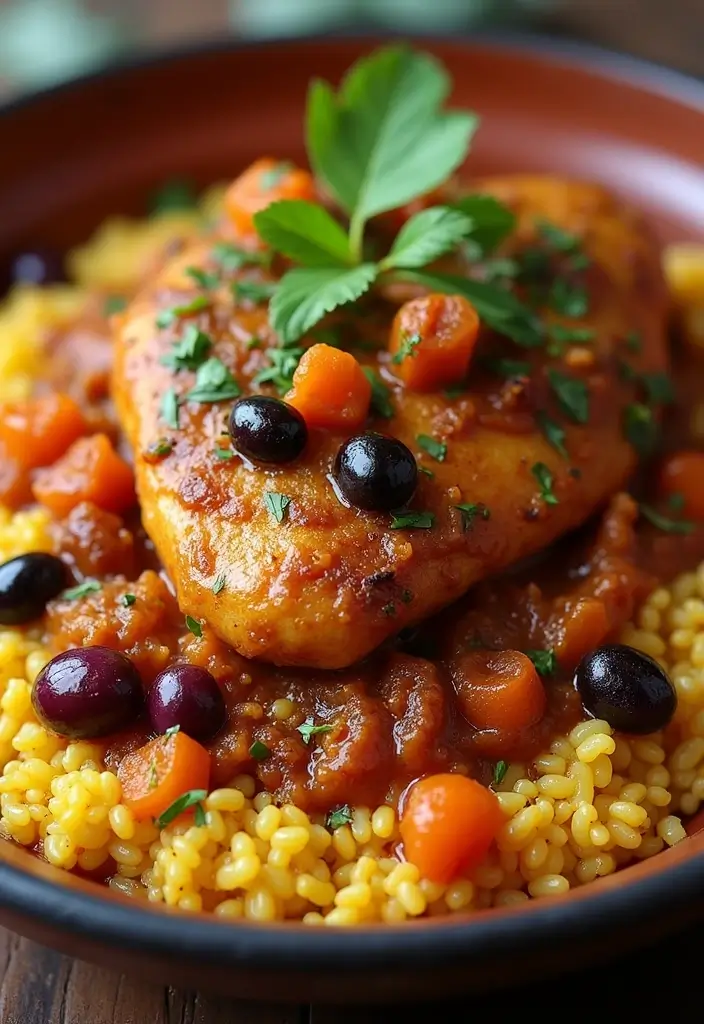 29 Chicken Dinner Recipes for Family That Everyone Will Love - 17. Moroccan Chicken Tagine