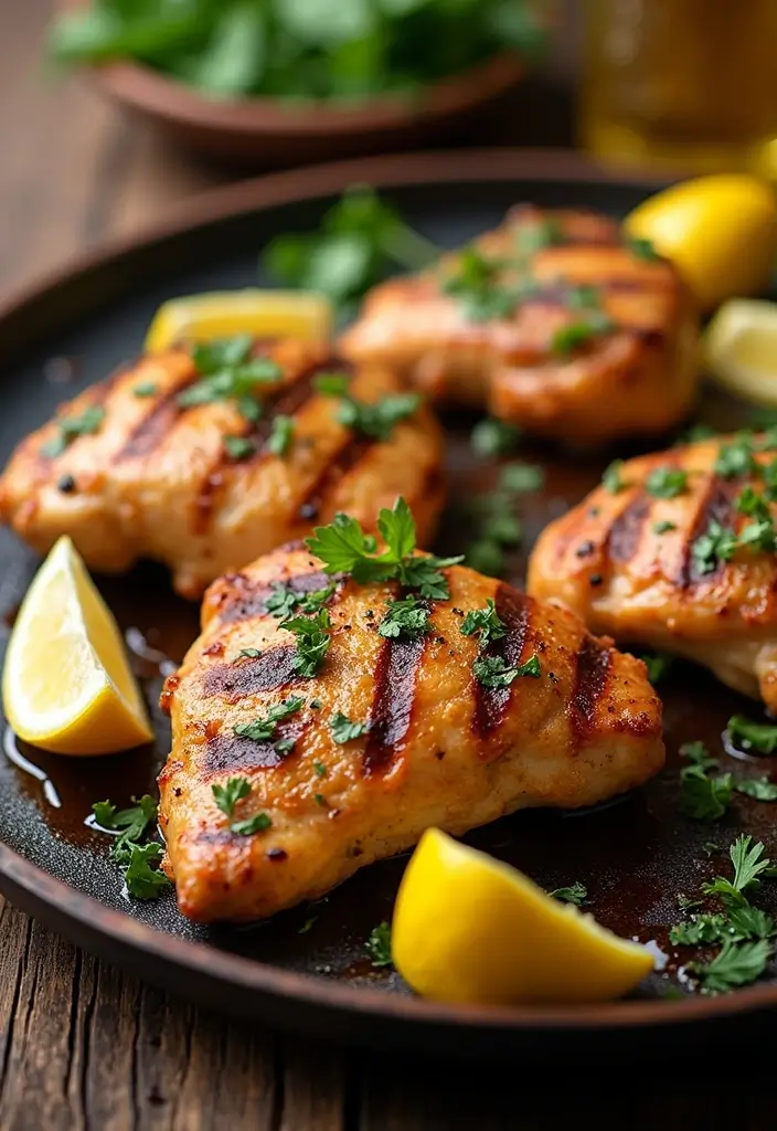 29 Chicken Dinner Recipes for Family That Everyone Will Love - 2. Lemon Herb Grilled Chicken