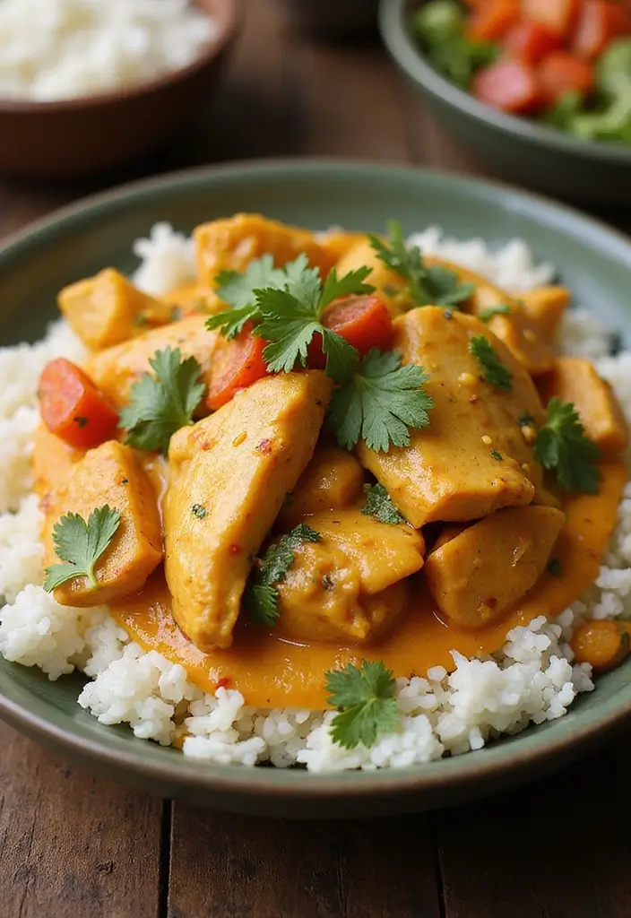 29 Chicken Dinner Recipes for Family That Everyone Will Love - 25. Coconut Curry Chicken