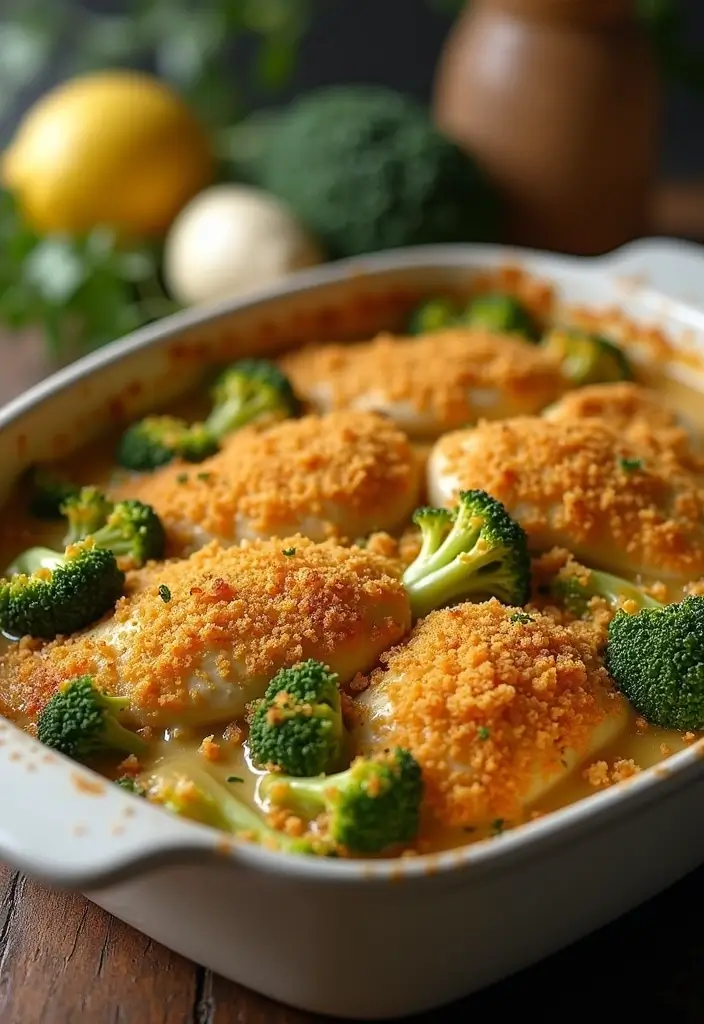 29 Chicken Dinner Recipes for Family That Everyone Will Love - 7. Chicken and Broccoli Casserole
