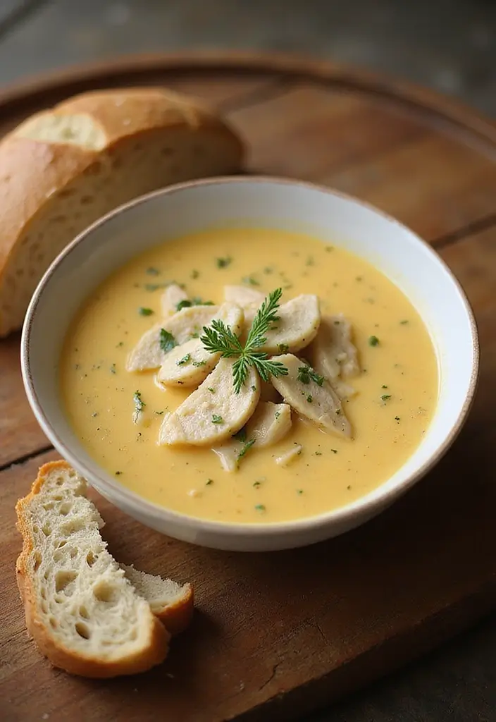 29 Chicken and Cheese Recipes That Are Ooey-Gooey Good - 16. Creamy Chicken Cheese Soup