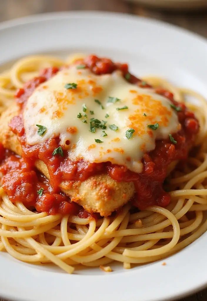 29 Chicken and Cheese Recipes That Are Ooey-Gooey Good - 17. Chicken Parmesan Bake