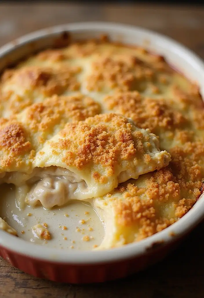 29 Chicken and Cheese Recipes That Are Ooey-Gooey Good - 28. Cheesy Chicken Gratin