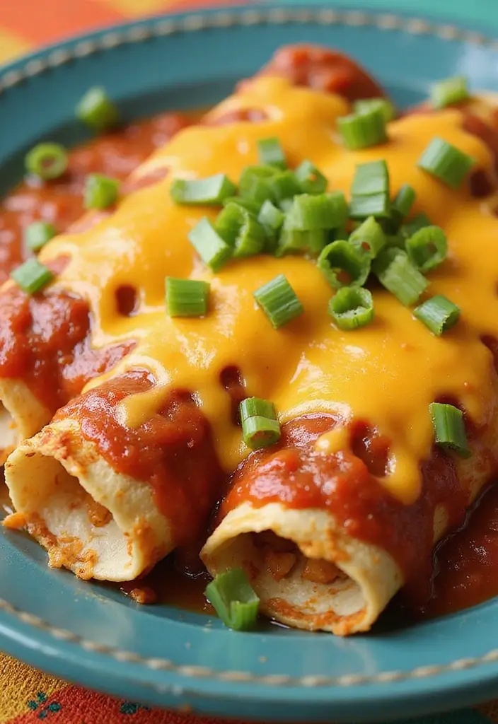 29 Chicken and Cheese Recipes That Are Ooey-Gooey Good - 3. Cheesy Chicken Enchiladas