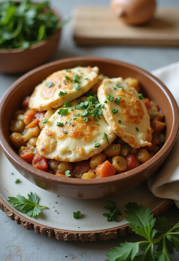 29 Cottage Cheese Chicken Parm Bowl Recipes That Feel Light & Protein-Packed 16 29 Cottage Cheese Chicken Parm Bowl Recipes That Feel Light & Protein-Packed - 15. Caramelized Onion Cottage Cheese Chicken Parm Bowl