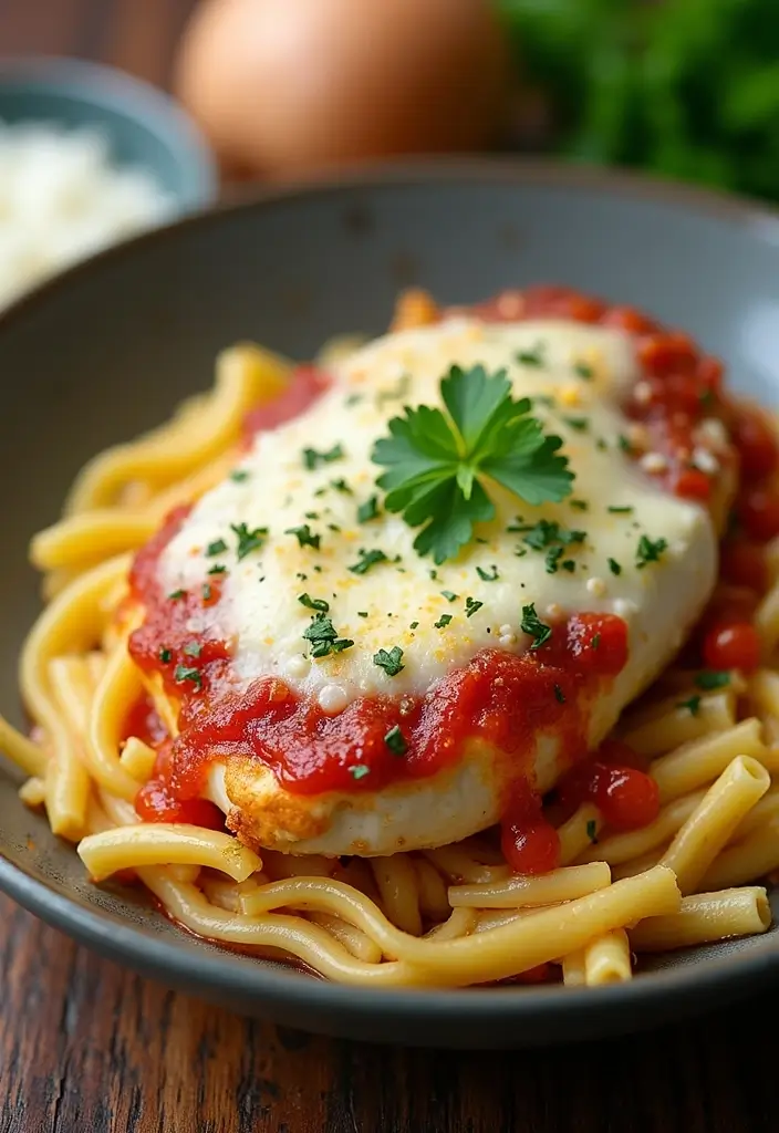29 Cottage Cheese Chicken Parm Bowl Recipes That Feel Light & Protein-Packed 17 29 Cottage Cheese Chicken Parm Bowl Recipes That Feel Light & Protein-Packed - 16. Garlic Parmesan Cottage Cheese Chicken Parm Bowl