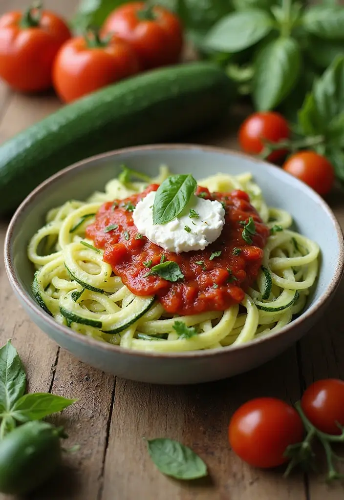 29 Cottage Cheese Chicken Parm Bowl Recipes That Feel Light & Protein-Packed 3 29 Cottage Cheese Chicken Parm Bowl Recipes That Feel Light & Protein-Packed - 2. Zucchini Noodle Cottage Cheese Chicken Parm Bowl