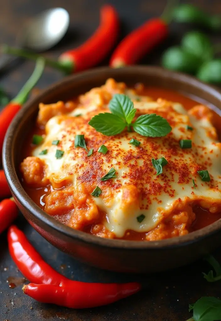 29 Cottage Cheese Chicken Parm Bowl Recipes That Feel Light & Protein-Packed 5 29 Cottage Cheese Chicken Parm Bowl Recipes That Feel Light & Protein-Packed - 4. Spicy Cottage Cheese Chicken Parm Bowl