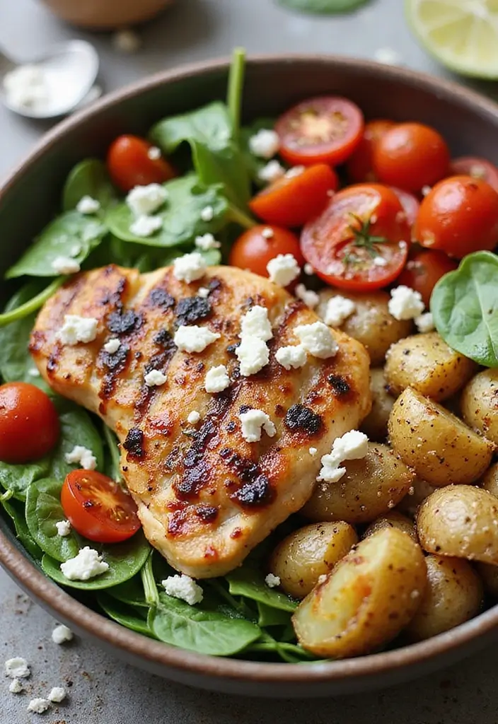 29 Healthy Chicken Burrito Bowl Recipes That Are Meal Prep Goals - 11. Balsamic Chicken Burrito Bowl