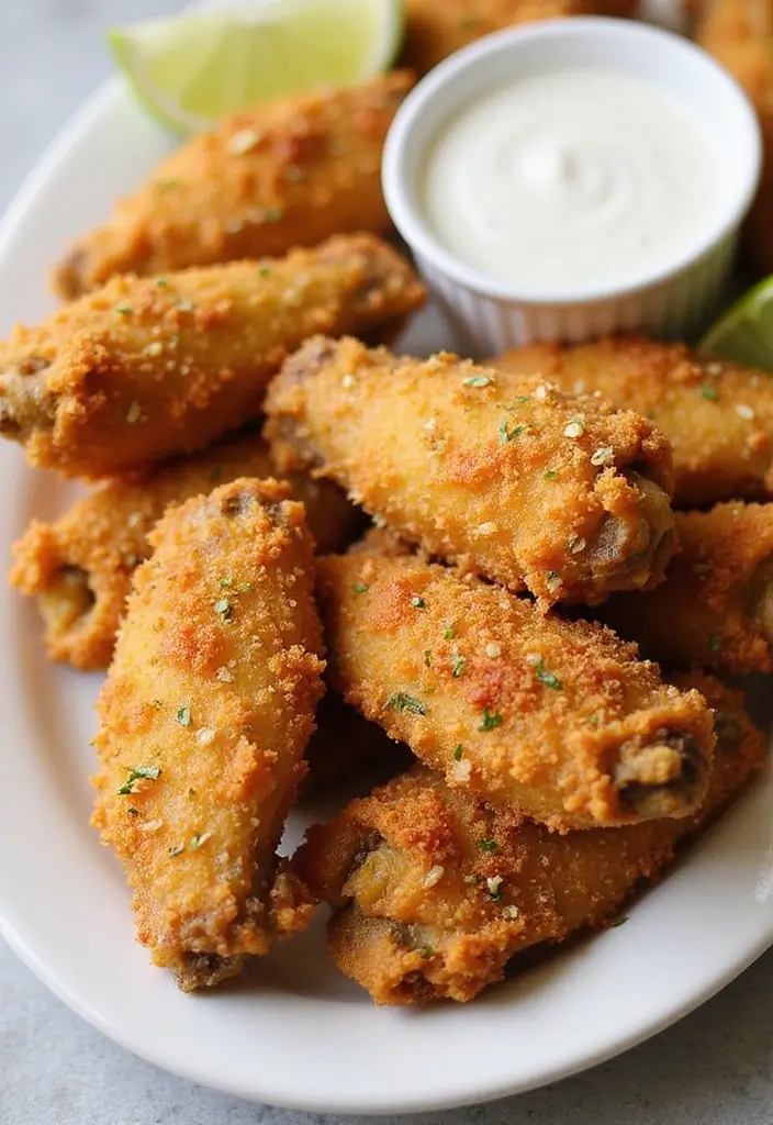 29 Shake and Bake Chicken Recipes That Are Simple & Crunchy - 10. Garlic Parmesan Shake and Bake Chicken Wings