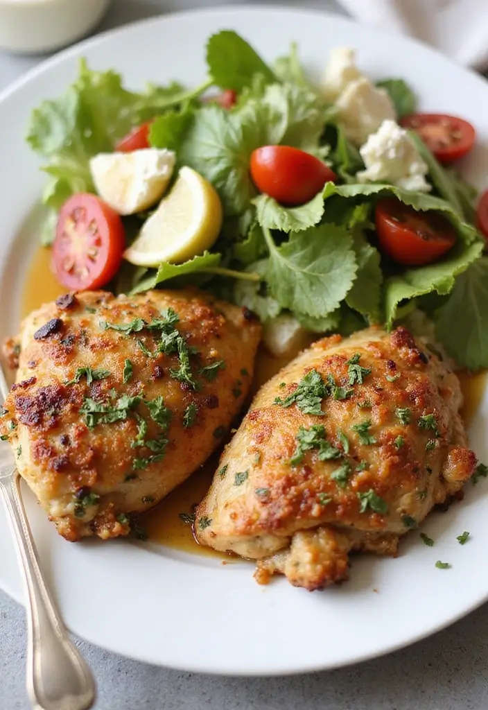 29 Shake and Bake Chicken Recipes That Are Simple & Crunchy - 12. Mediterranean Herb Shake and Bake Chicken