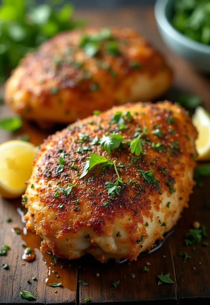 29 Shake and Bake Chicken Recipes That Are Simple & Crunchy - 2. Herb and Lemon Zest Coated Chicken