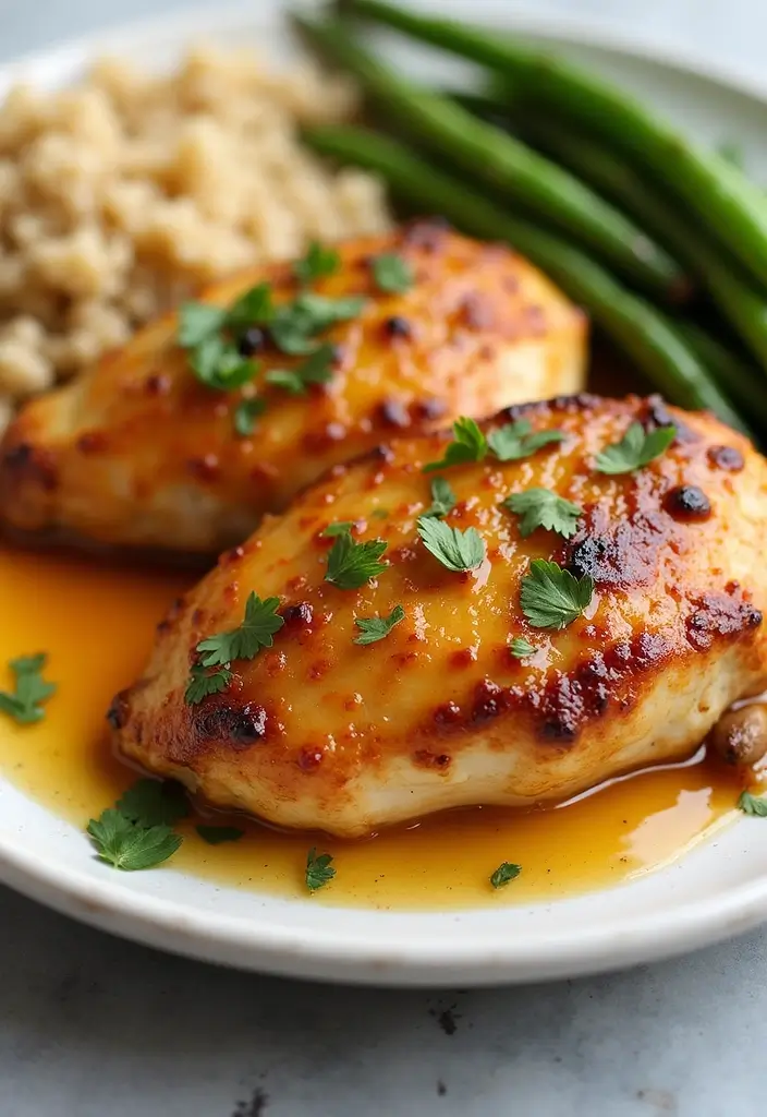 29 Shake and Bake Chicken Recipes That Are Simple & Crunchy - 27. Shake and Bake Chicken with Orange Ginger Glaze