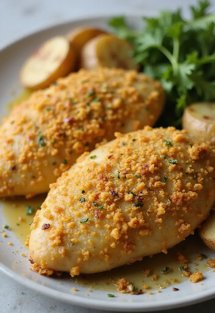 29 Shake and Bake Chicken Recipes That Are Simple & Crunchy - 6. Mustard and Herb Shake and Bake Chicken