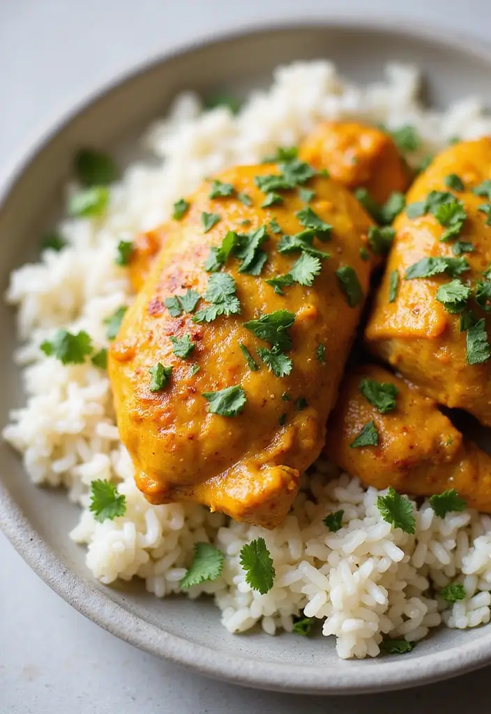 29 Shake and Bake Chicken Recipes That Are Simple & Crunchy - 7. Coconut Curry Shake and Bake Chicken