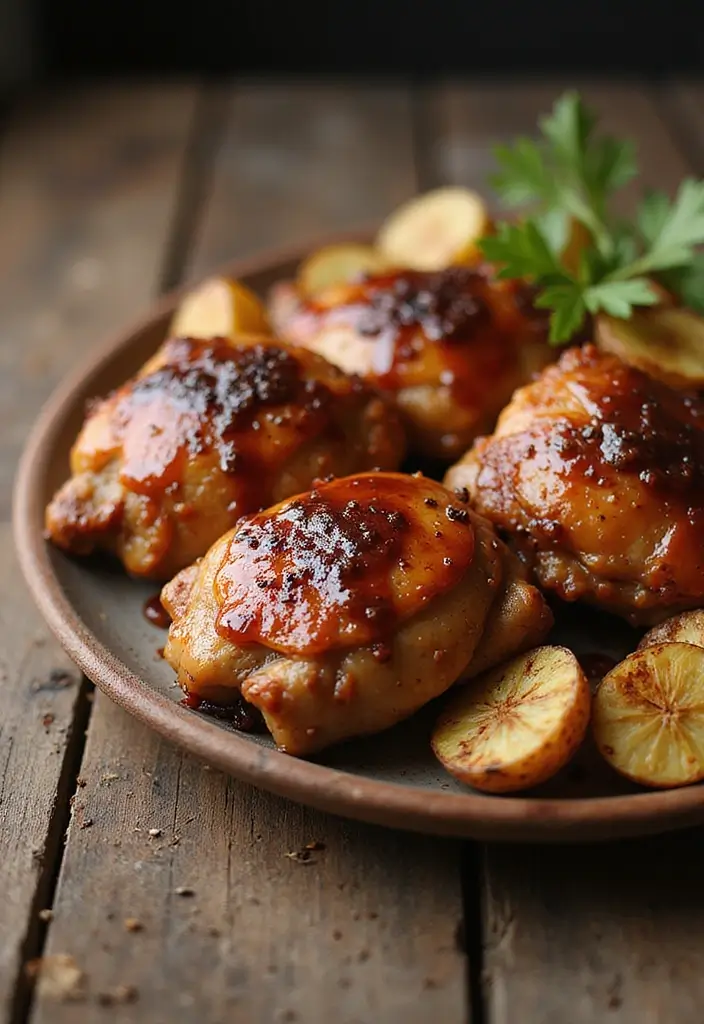 29 Sheet Pan Chicken and Potatoes Recipes That Are Simple & Hearty - 8. Teriyaki Chicken and Potatoes