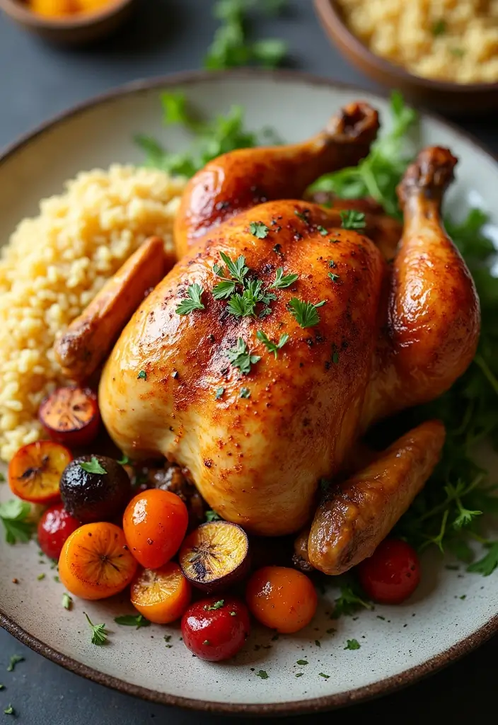 29 Whole Chicken Recipes Crockpot That Are Effortless & Juicy - 24. Moroccan Spiced Whole Chicken