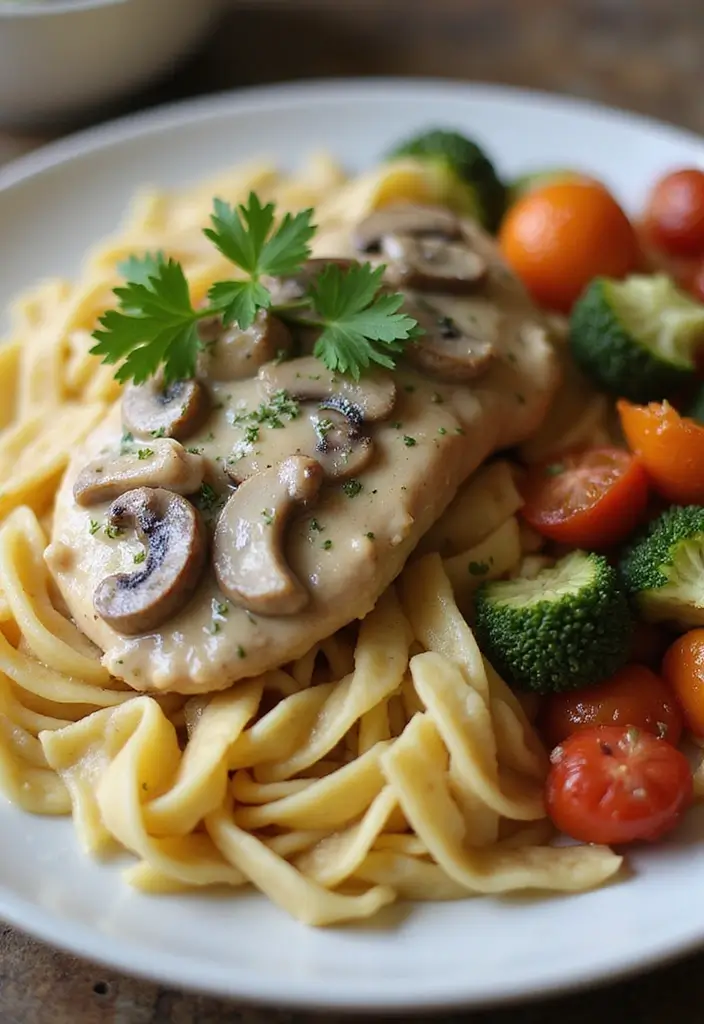 29 Whole Chicken Recipes Crockpot That Are Effortless & Juicy - 25. Creamy Mushroom Chicken