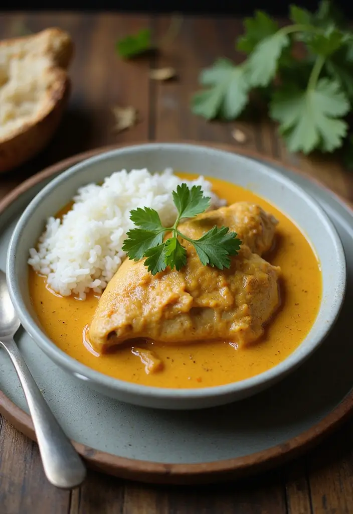 29 Whole Chicken Recipes Crockpot That Are Effortless & Juicy - 6. Coconut Curry Whole Chicken