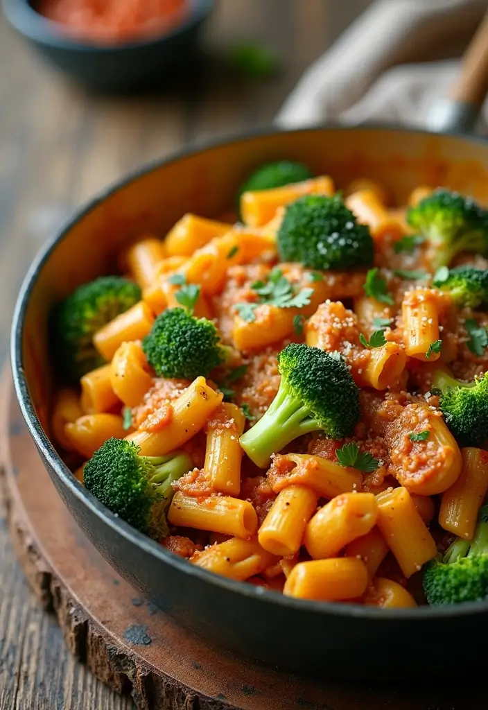 30 Chicken Cajun Pasta Recipes That Are Creamy & Spicy - 11. One-Pot Cajun Chicken Pasta with Broccoli