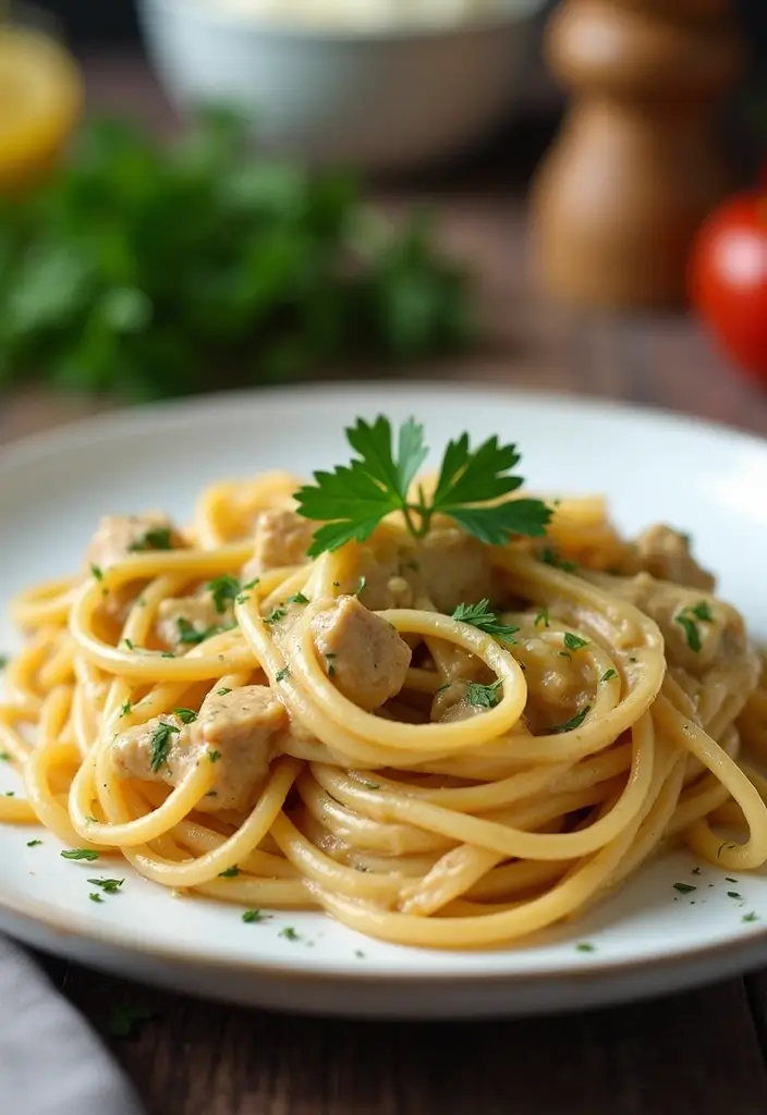 30 Chicken Cajun Pasta Recipes That Are Creamy & Spicy - 14. Creamy Cajun Chicken Pasta with Artichokes