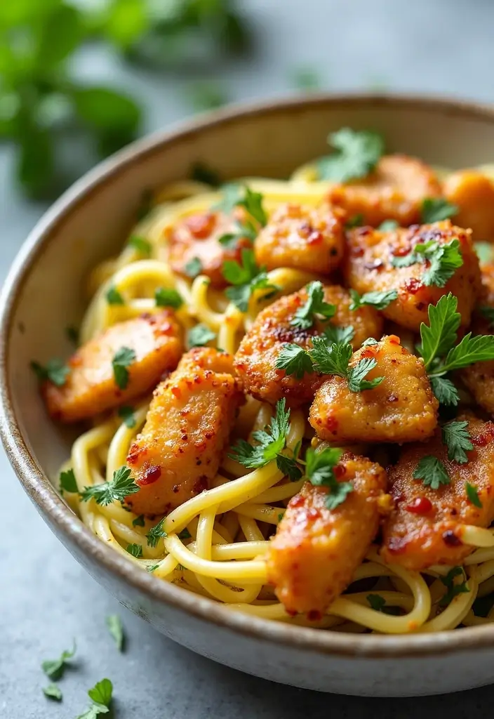 30 Chicken Cajun Pasta Recipes That Are Creamy & Spicy - 16. Cajun Chicken Pasta with Zucchini Noodles