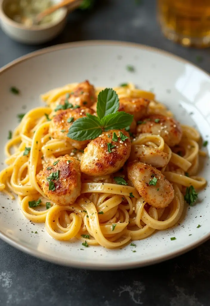 30 Chicken Cajun Pasta Recipes That Are Creamy & Spicy - 19. Cajun Chicken Pasta with Creamy Lemon Sauce