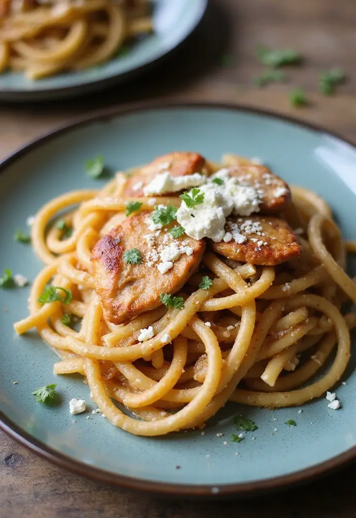 30 Chicken Cajun Pasta Recipes That Are Creamy & Spicy - 20. Creamy Cajun Chicken Pasta with Goat Cheese