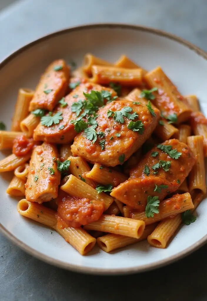 30 Chicken Cajun Pasta Recipes That Are Creamy & Spicy - 26. Cajun Chicken Pasta with Creamy Tomato Sauce