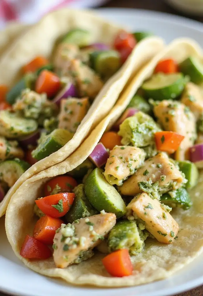 30 Chicken Pesto Pasta Salad Recipes That Are Perfect for Lunch - 14. Chicken Pesto Pasta Salad Wraps