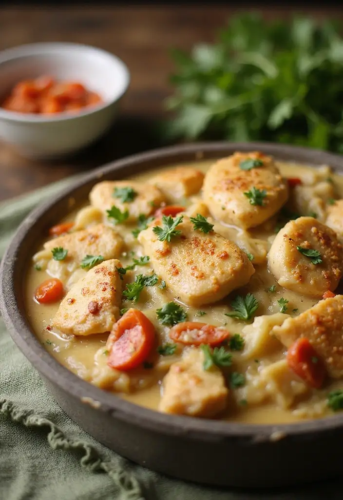 30 Cream of Chicken Casserole Recipes That Are Comfort in a Pan - 22. Creamy Chicken and Vegetable Casserole