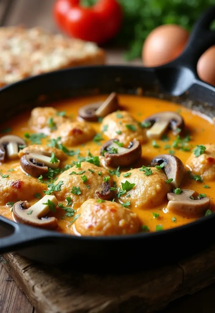 30 Cream of Chicken Casserole Recipes That Are Comfort in a Pan - 6. Mushroom and Chicken Casserole