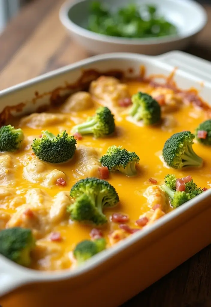 30 Cream of Chicken Casserole Recipes That Are Comfort in a Pan - 8. Cheesy Broccoli Chicken Casserole