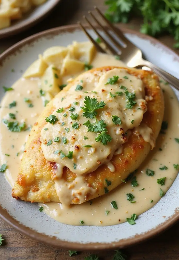 30 Creamy Chicken Breast Recipes That Feel Gourmet Yet Easy - 1. Creamy Garlic Parmesan Chicken