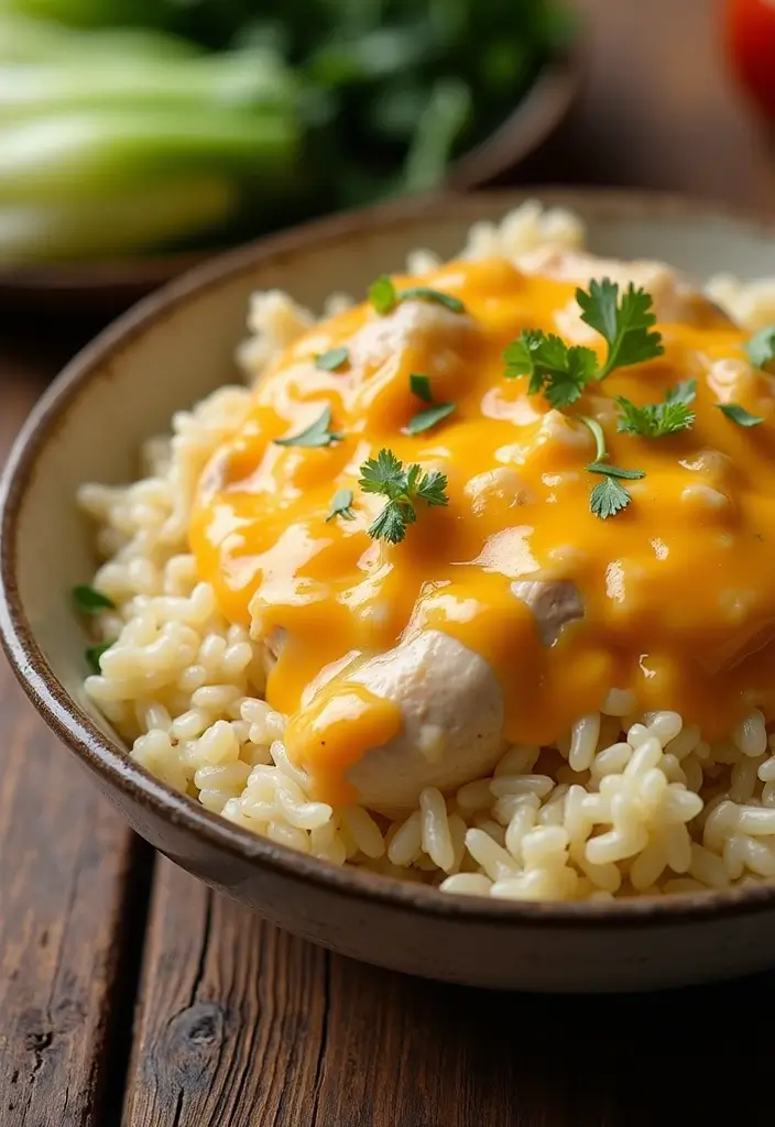 30 Creamy Chicken Breast Recipes That Feel Gourmet Yet Easy - 13. Creamy Cheesy Chicken and Rice