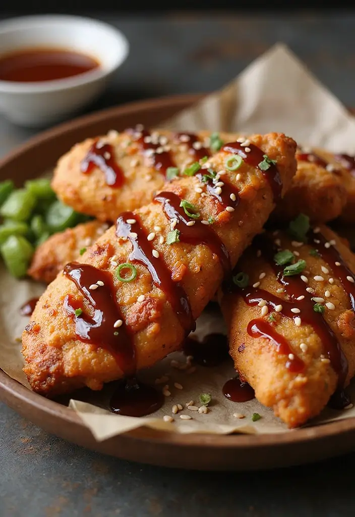 30 Crunchy & Addictive Chicken Fried Steak Fingers - 12. Teriyaki Chicken Fingers