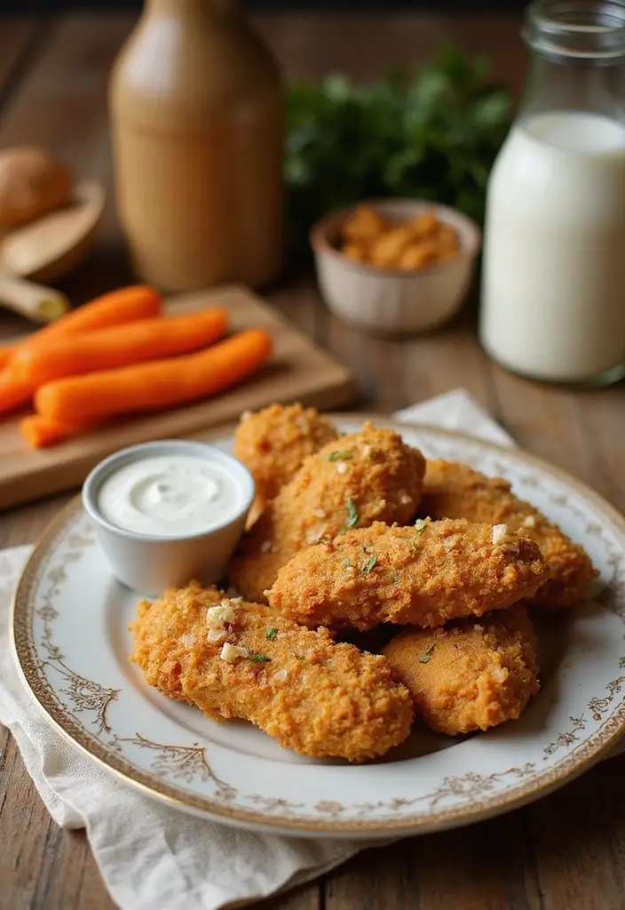 30 Crunchy & Addictive Chicken Fried Steak Fingers - 3. Buttermilk Ranch Chicken Fingers