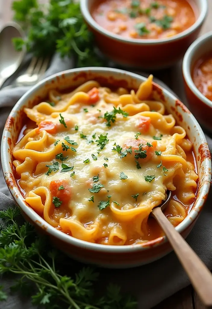 30 French Onion Chicken Noodle Casserole Recipes That Are Cozy & Flavorful - 1. Classic French Onion Chicken Noodle Casserole