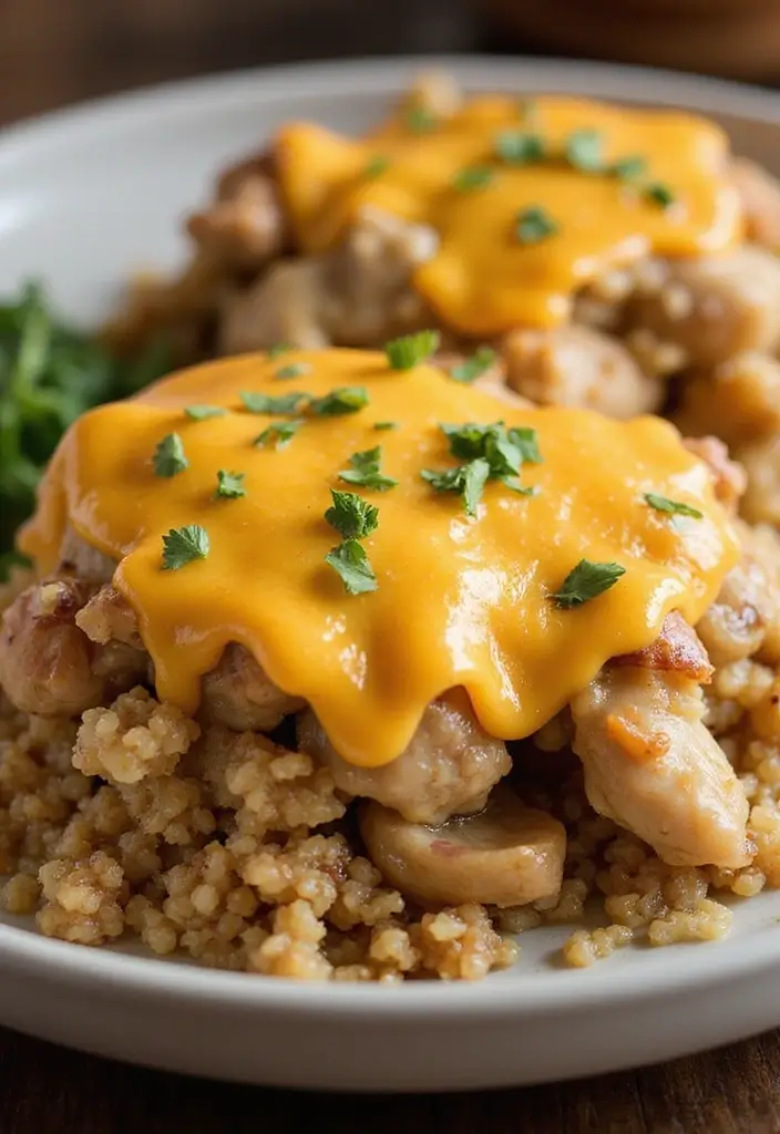 30 French Onion Chicken Noodle Casserole Recipes That Are Cozy & Flavorful - 13. French Onion Chicken Casserole with Quinoa