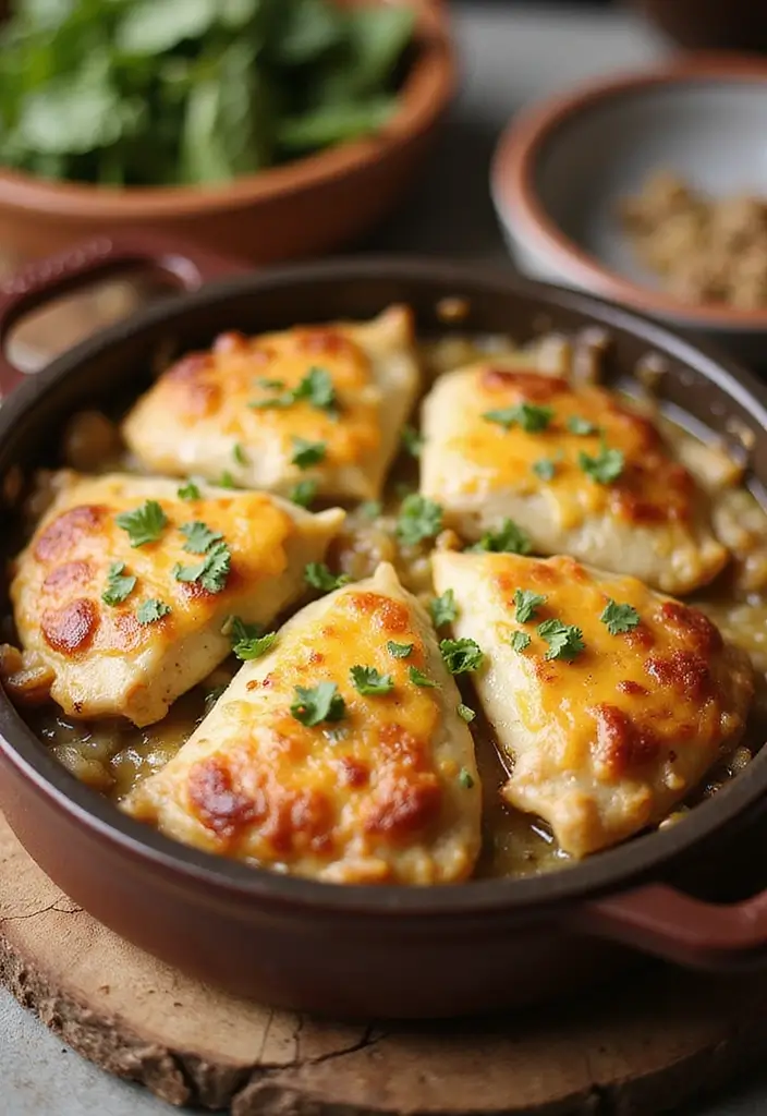 30 French Onion Chicken Noodle Casserole Recipes That Are Cozy & Flavorful - 22. French Onion Chicken Casserole with Artichokes