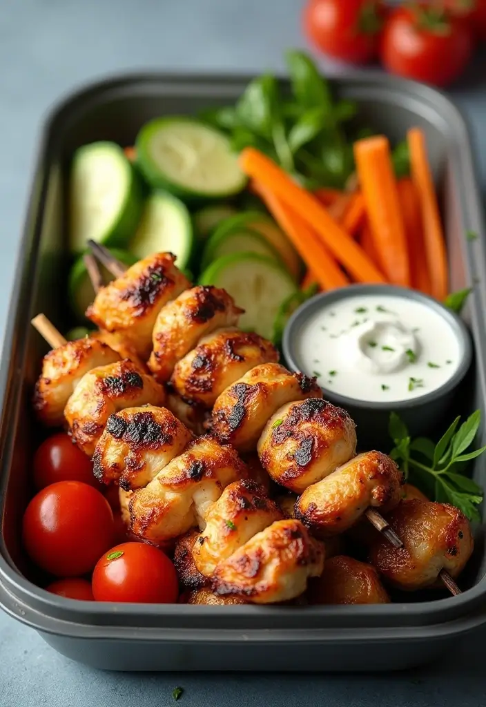30 Greek Chicken Meal Prep Recipes That Are Fresh and Filling - 1. Classic Greek Chicken Souvlaki