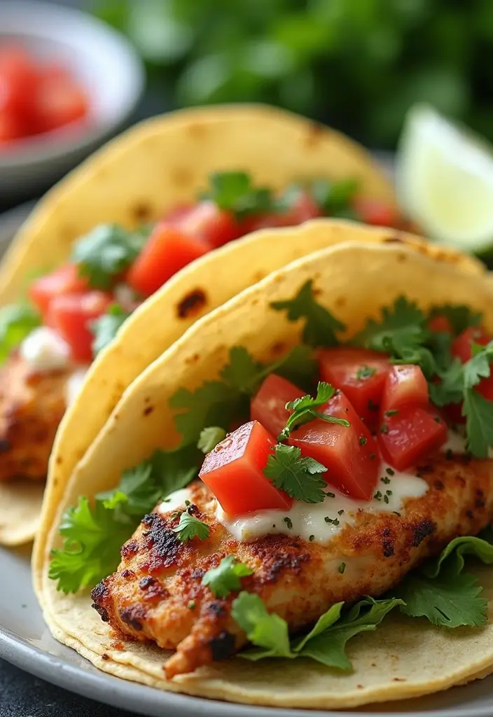 30 Greek Chicken Meal Prep Recipes That Are Fresh and Filling - 10. Greek Chicken Tacos
