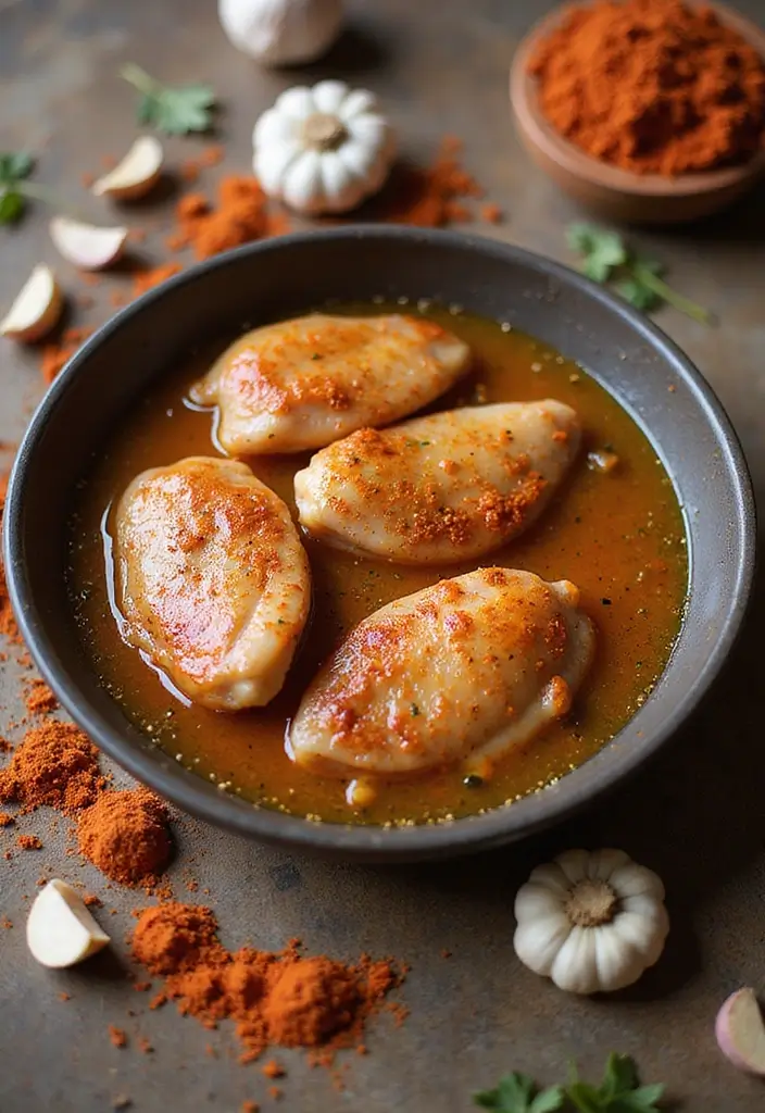 30 Greek Marinade for Chicken Recipes That Taste Authentic - 18. Garlic and Paprika Marinade