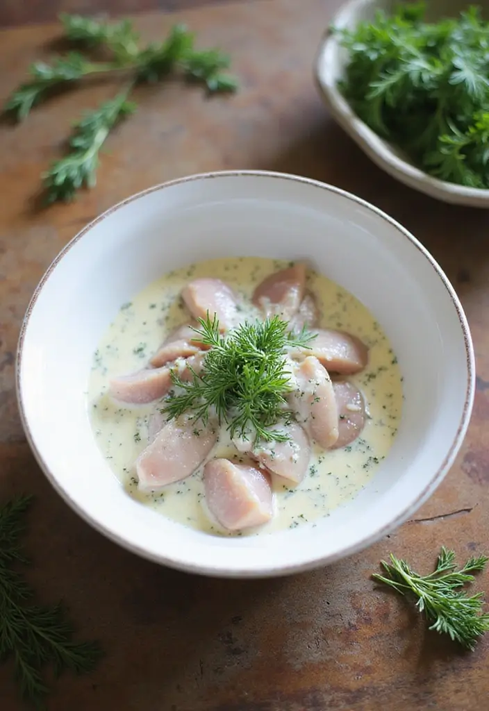 30 Greek Marinade for Chicken Recipes That Taste Authentic - 2. Yogurt and Dill Marinade